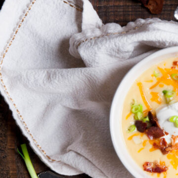 Loaded Cauliflower Soup