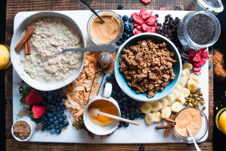 Overnight Oats Breakfast Board