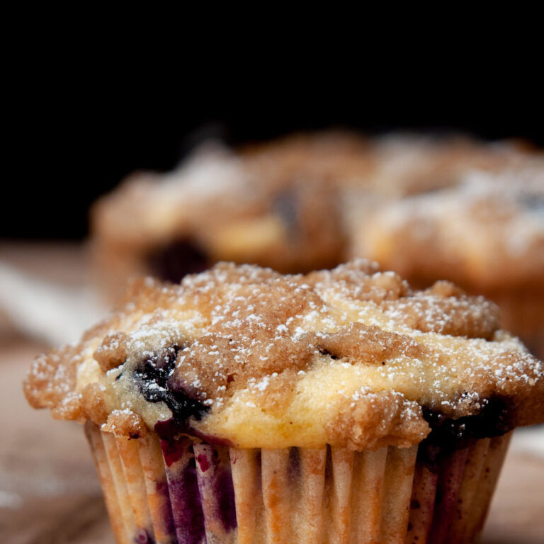 Blueberry Coffee Cake Muffin