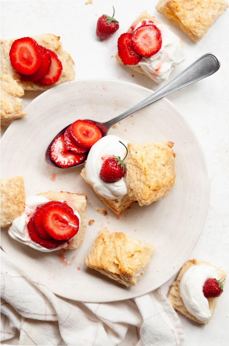 Strawberry Shortcake with Buttermilk Biscuits