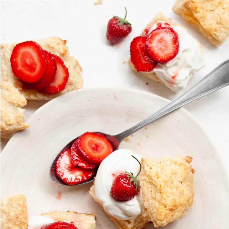 Strawberry Shortcake with Buttermilk Biscuits