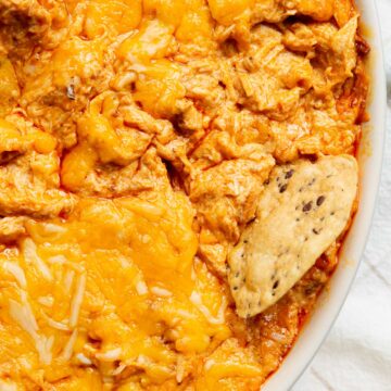 Best Crockpot Buffalo Chicken Dip