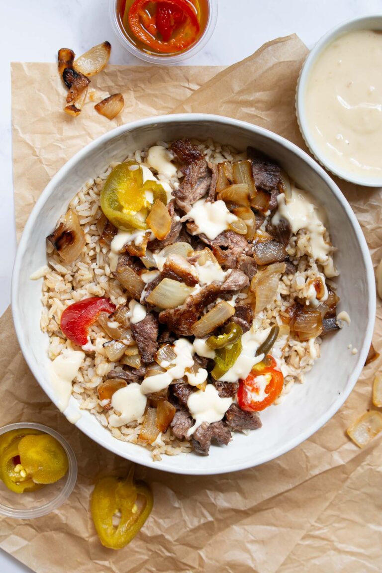 Philly Cheesesteak Bowls