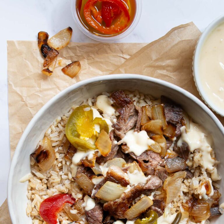 Philly Cheesesteak Bowls