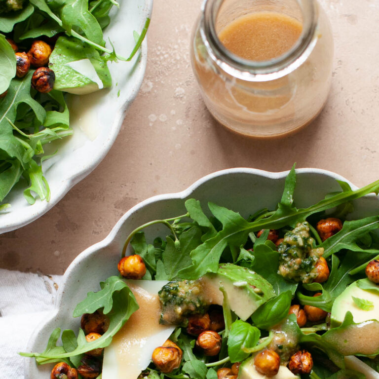 Arugula & Crispy Chickpea Salad