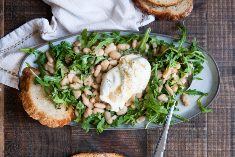 White Bean & Burrata Salad