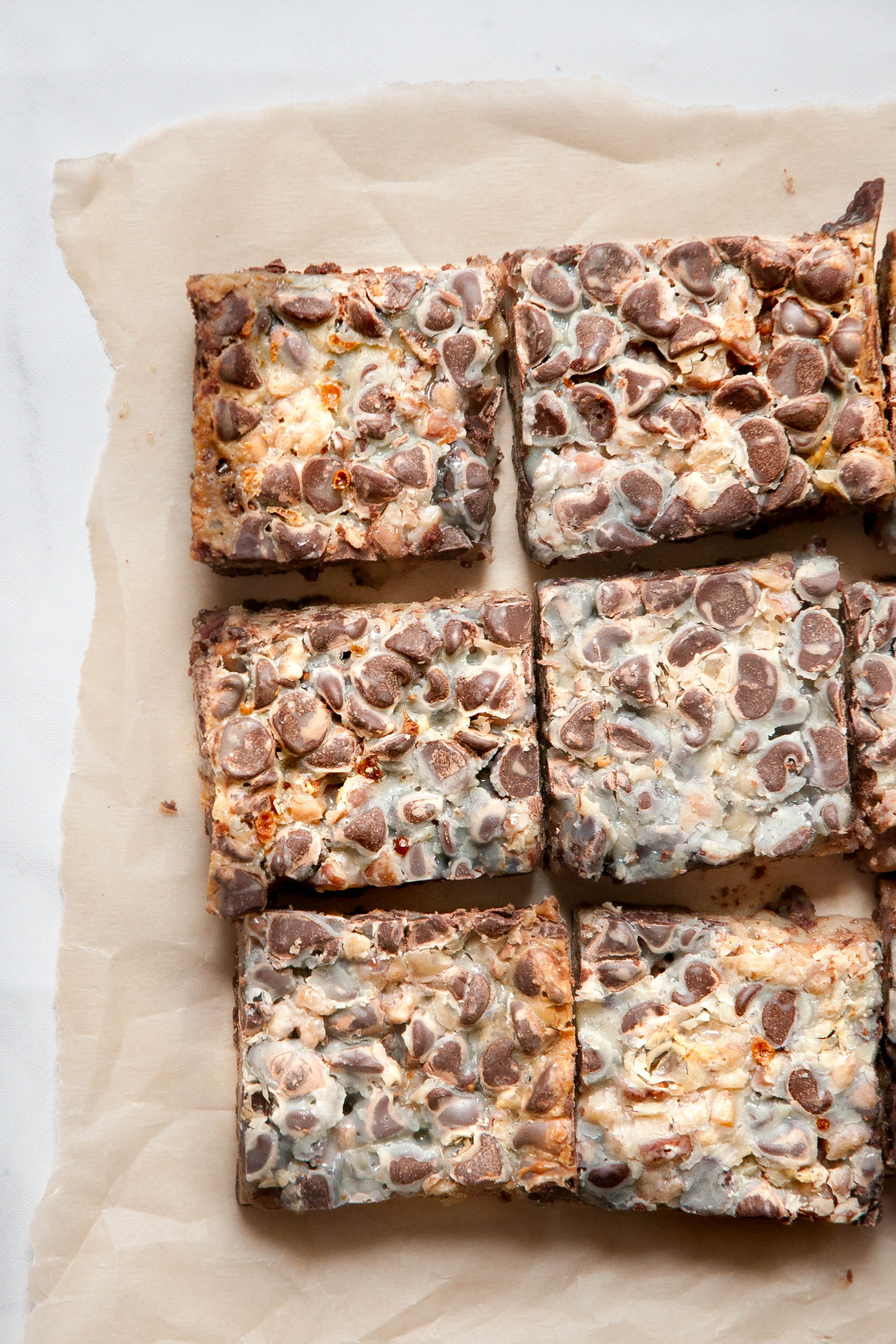 Chocolate Toffee Seven Layer Bars