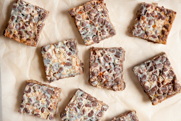Chocolate Toffee Seven Layer Bars