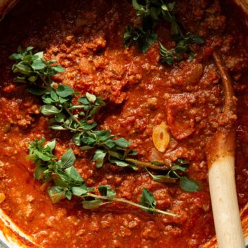 Easy Hearty Italian Meat Sauce