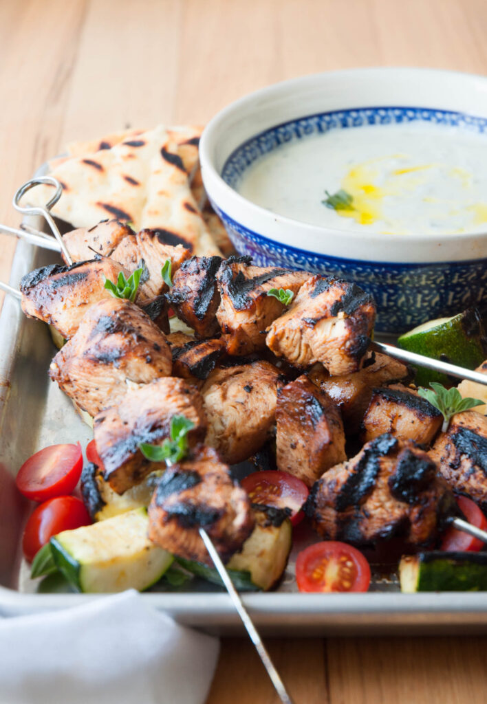 Grilled Chicken Skewers