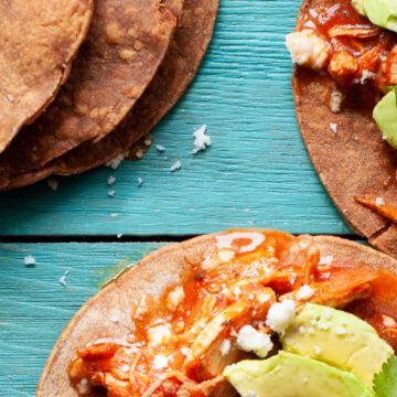 Chicken Tinga Tostada