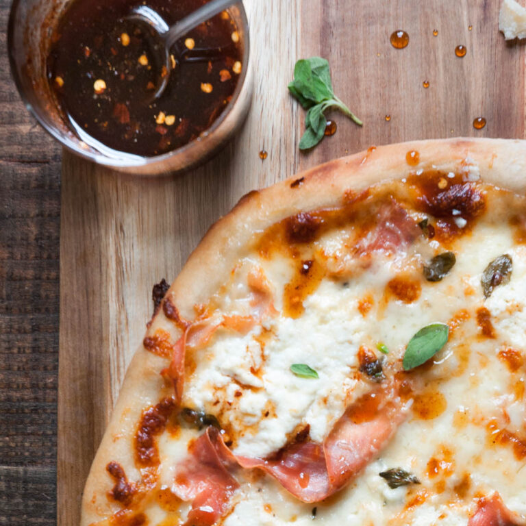 White Pizza w/ Prosciutto