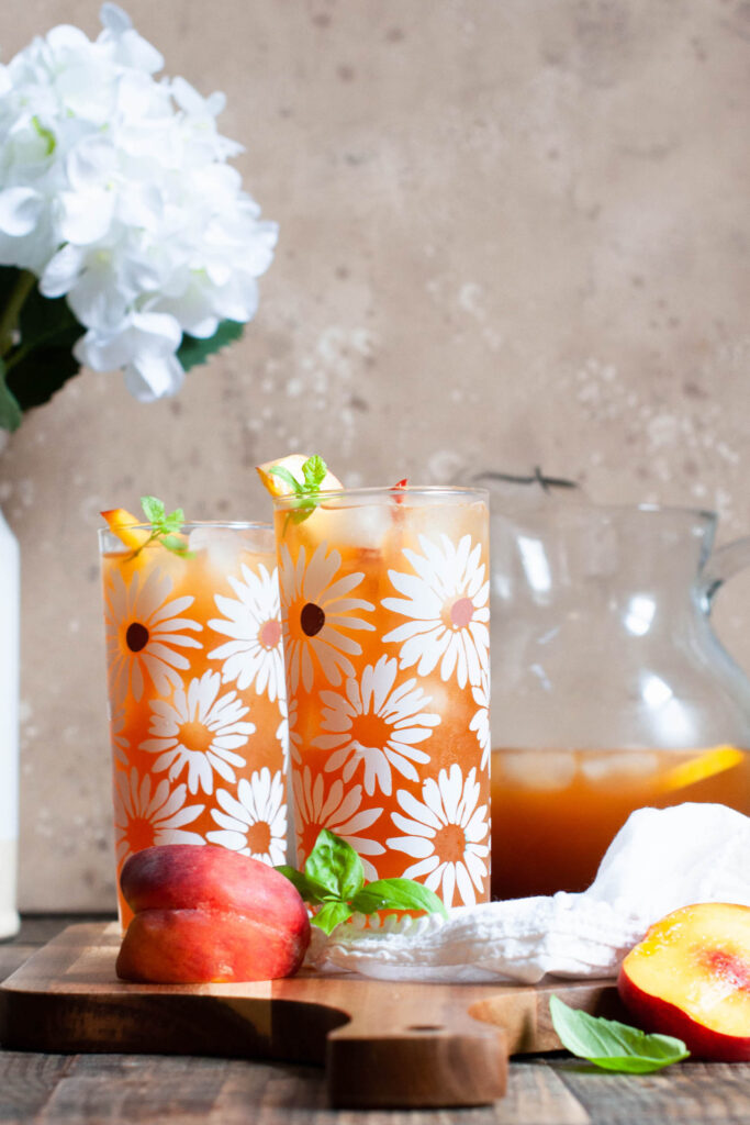 Boozy Peach Tea