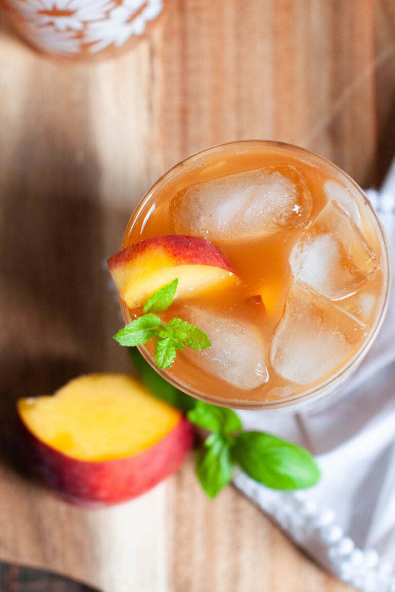 Boozy Peach Tea