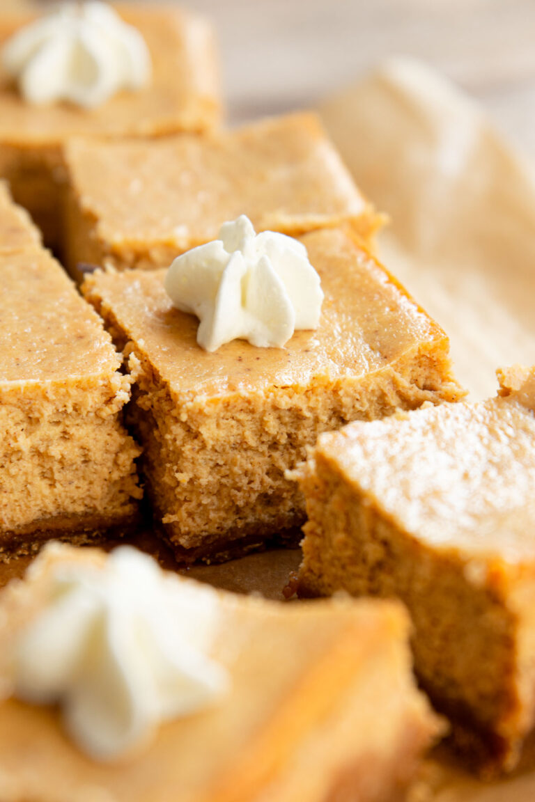 Pumpkin Cheesecake Bars