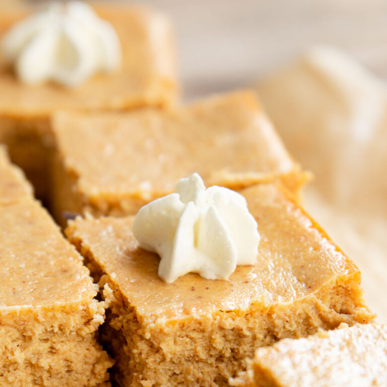 Pumpkin Cheesecake Bars