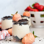 Easter Strawberry Vanilla Dirt Cups