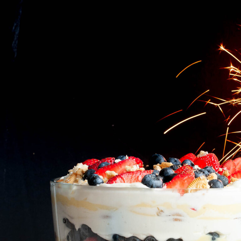 Oreo Vanilla Berry Trifle