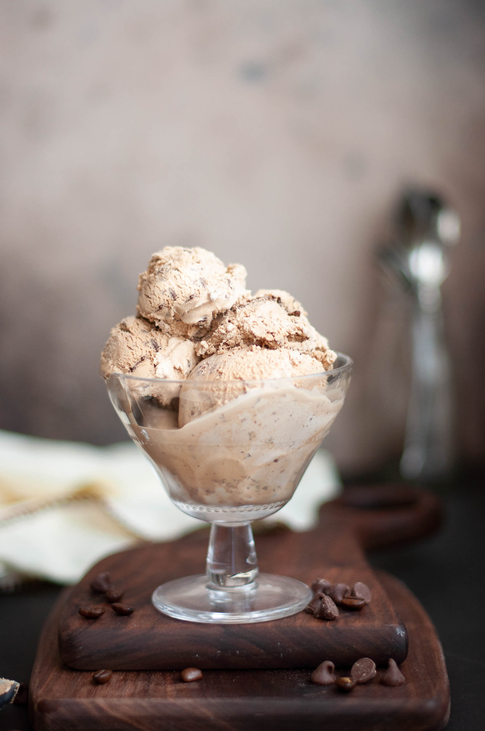 Homemade Coffee Chip Ice Cream