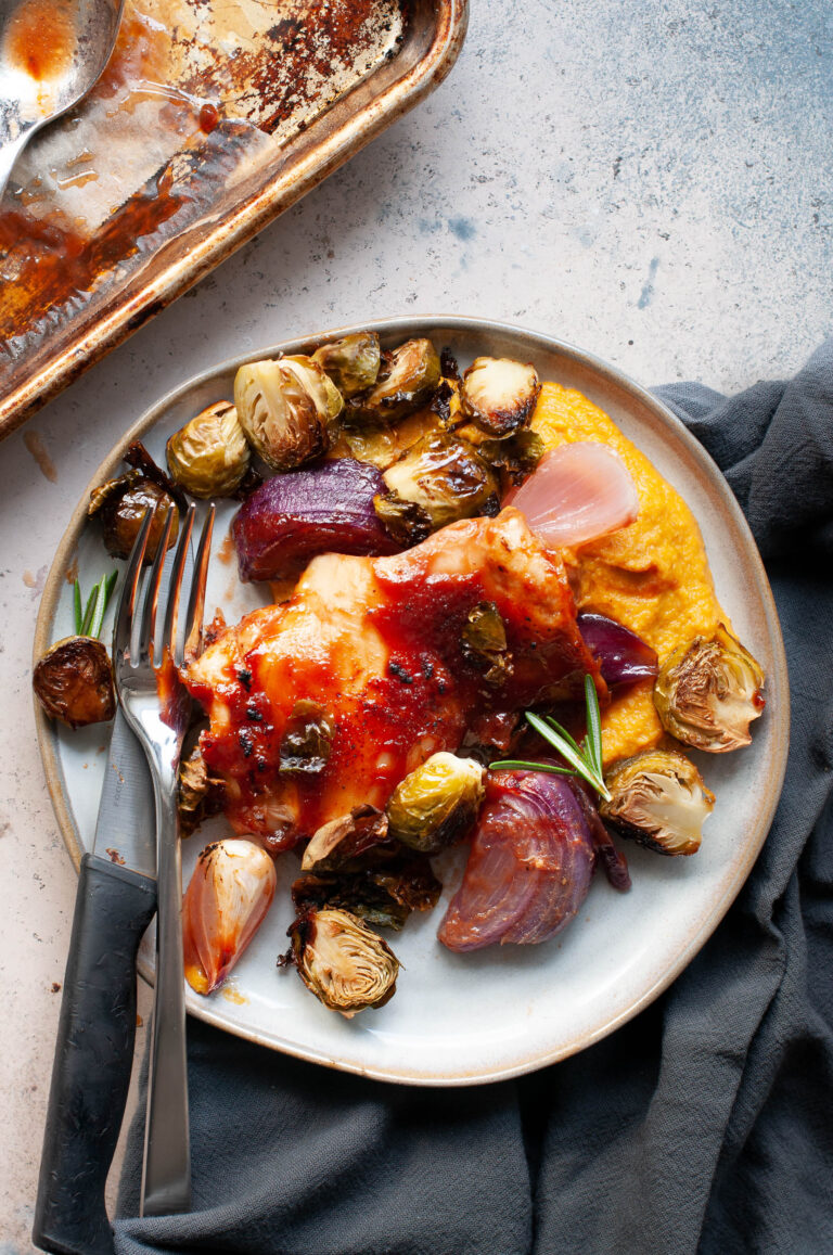 BBQ Chicken Sheet Pan Dinner