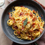 Fried Sage & Pumpkin Carbonara