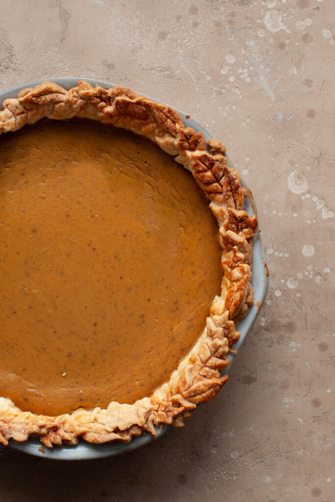 A Classic Pumpkin Pie