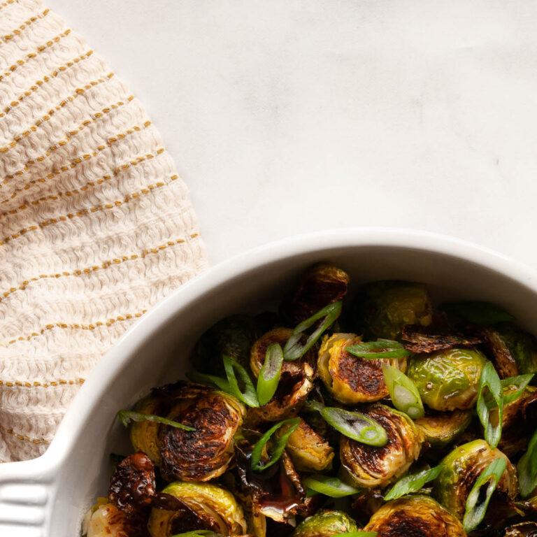 Maple Glazed Brussel Sprouts