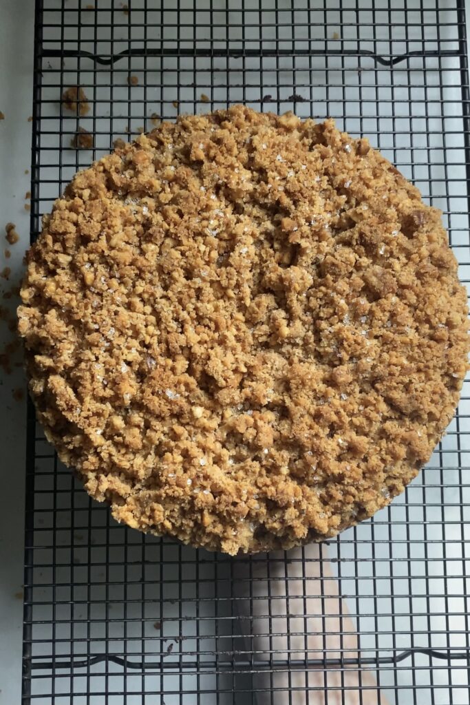 finished coffee cake