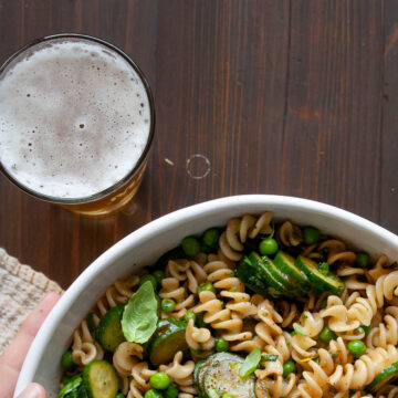 Balsamic Cucumber Pasta Salad