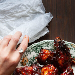 Saucy Sticky BBQ Wings