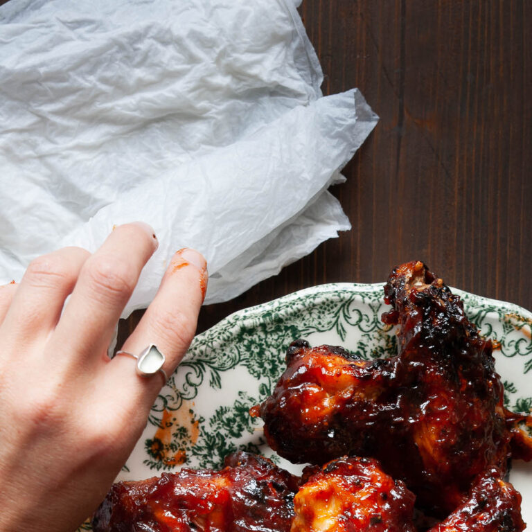 Saucy Sticky BBQ Wings