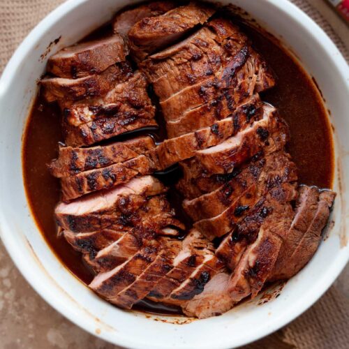 Roasted A1 Pork Tenderloin