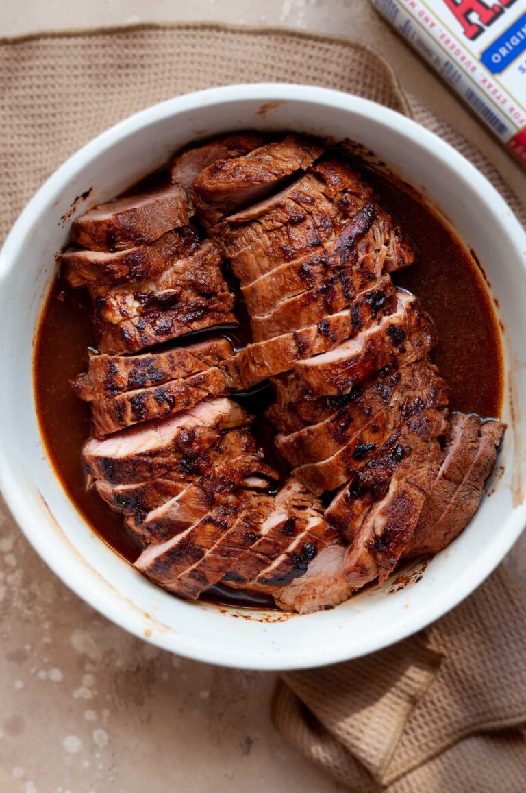 Roasted A1 Pork Tenderloin