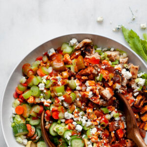 Buffalo Chicken Chopped Salad