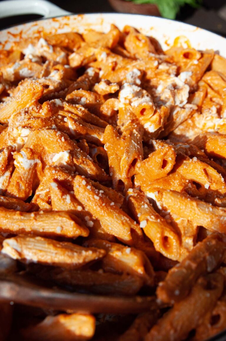 Vodka Sauce with Whipped Ricotta