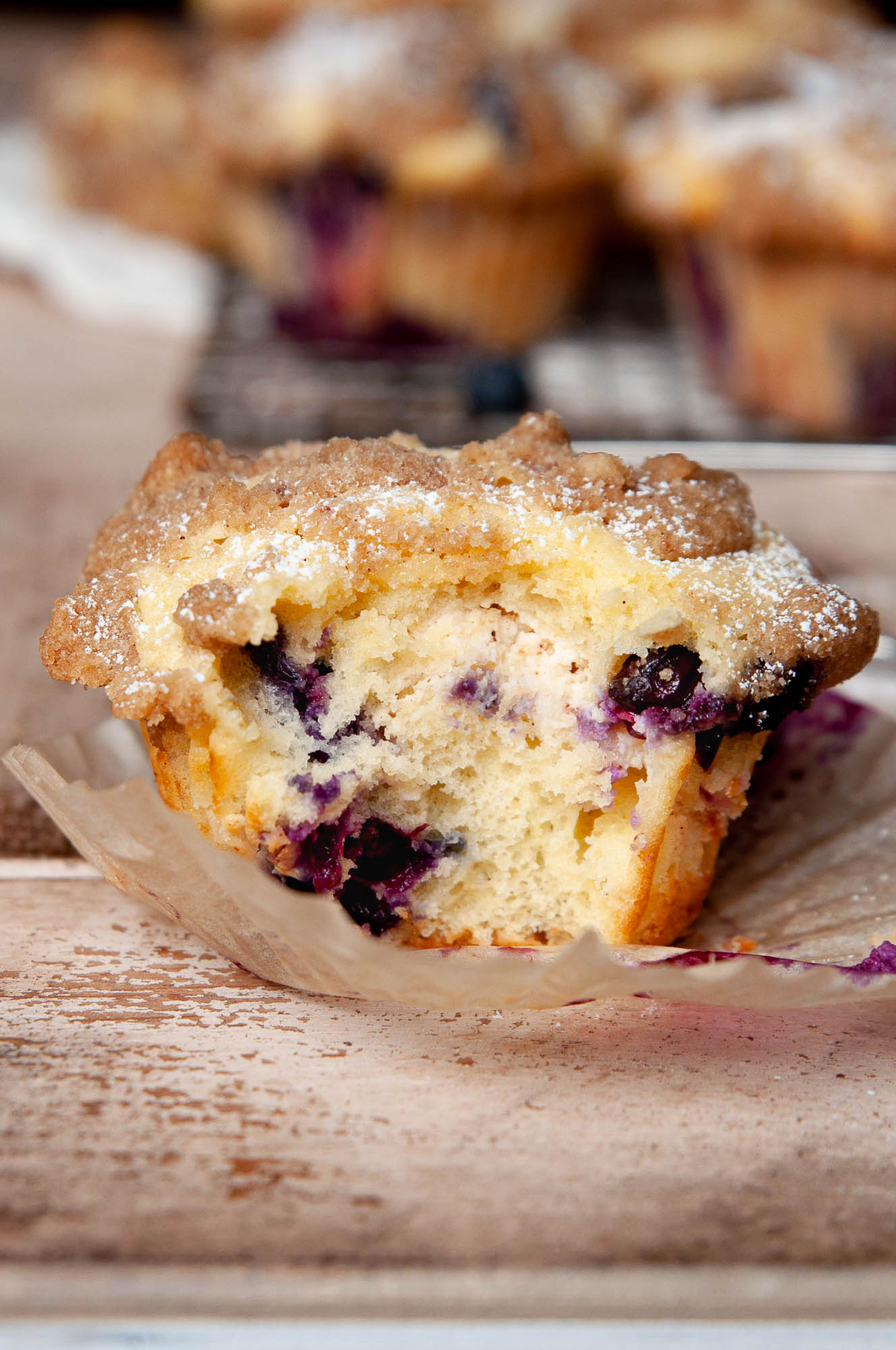 Blueberry Coffee Cake Muffin
