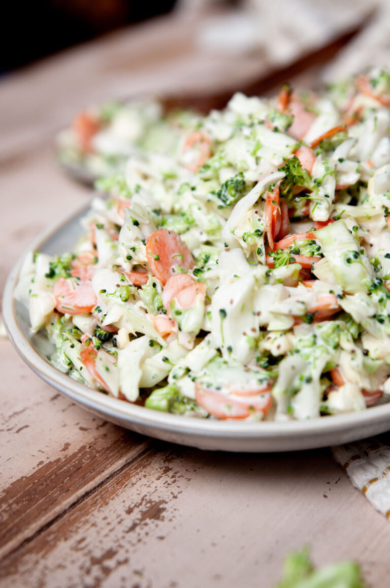 Broccoli Coleslaw with Classic Dressing