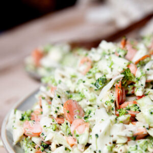 Broccoli Coleslaw with Classic Dressing