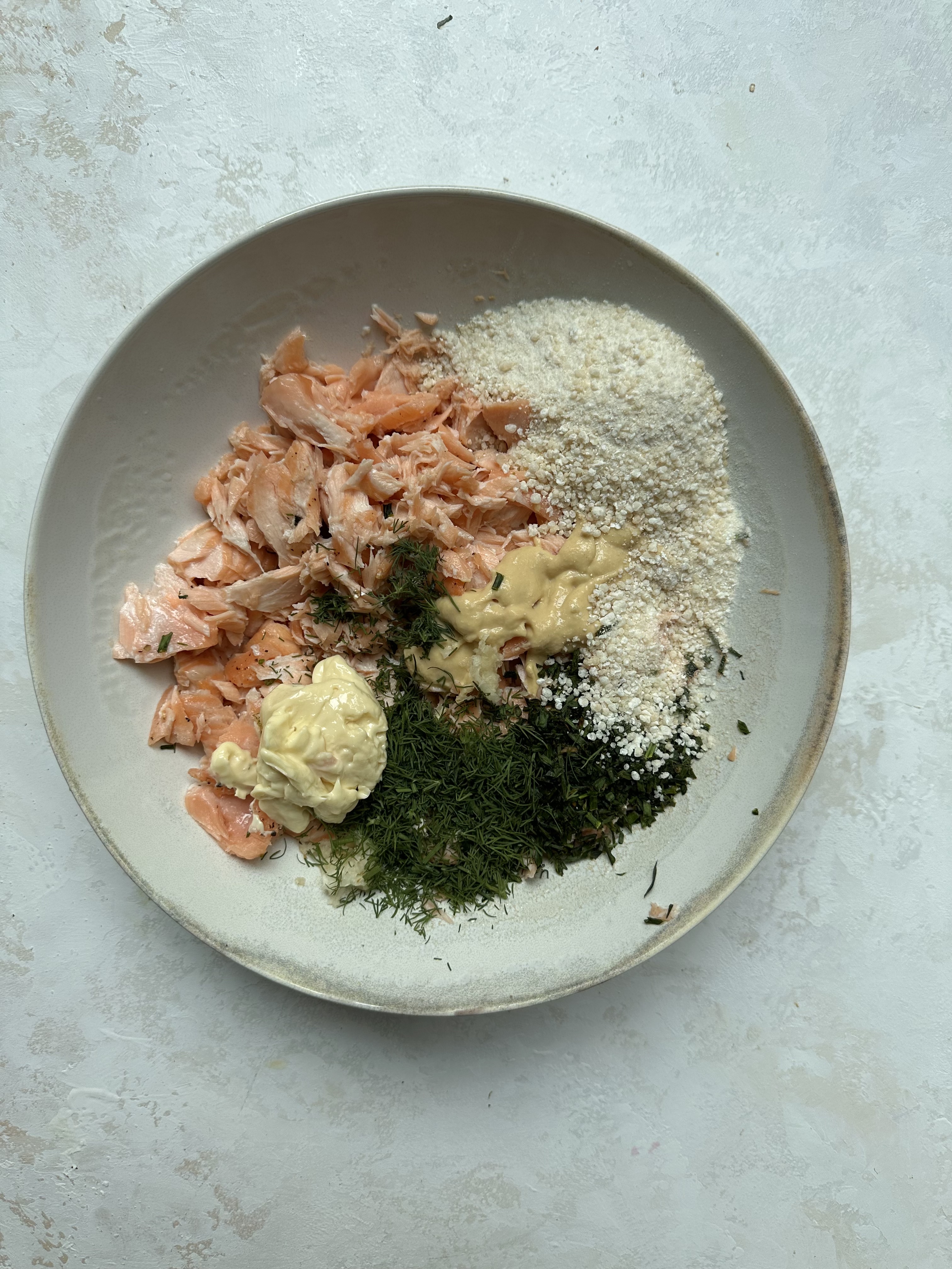 salmon patty filing
