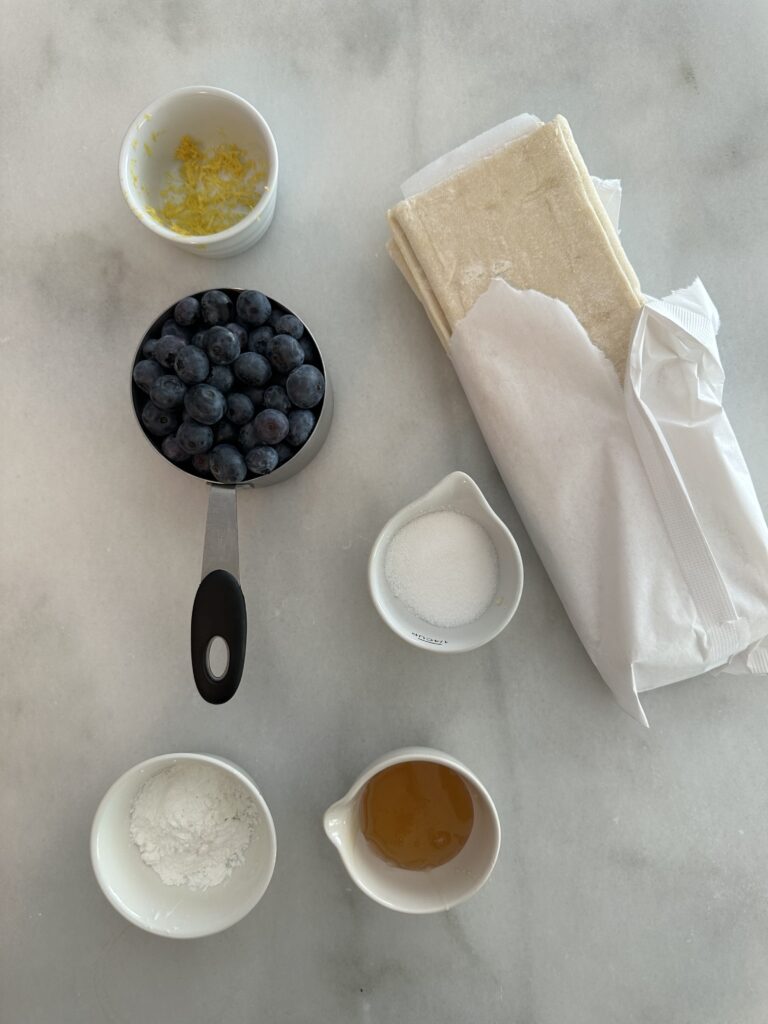 blueberry turnover ingredients