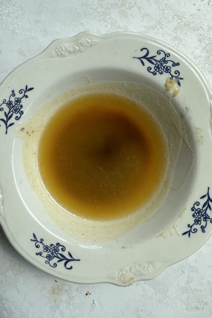 butter browned & melted