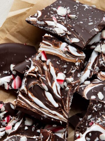 Dark Chocolate Peppermint Bark
