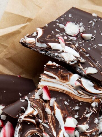 Dark Chocolate Peppermint Bark