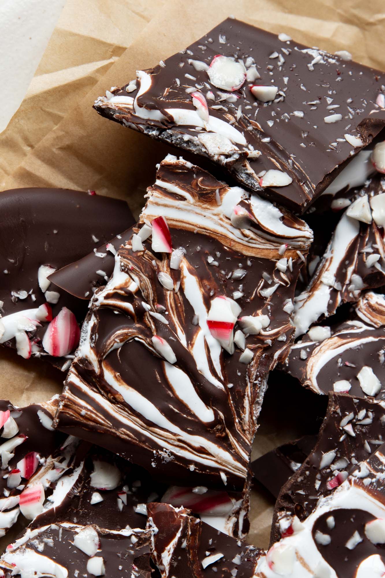 Dark Chocolate Peppermint Bark