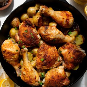 Garlic Lemon Chicken and Potatoes