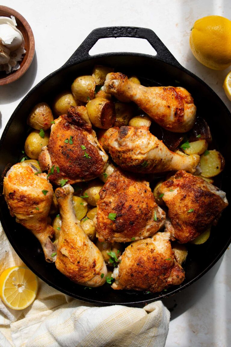 Garlic Lemon Chicken and Potatoes