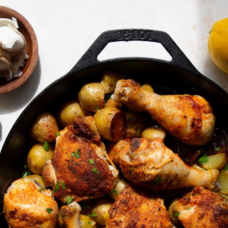 Garlic Lemon Chicken and Potatoes