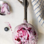 No Churn Blueberry Ice Cream