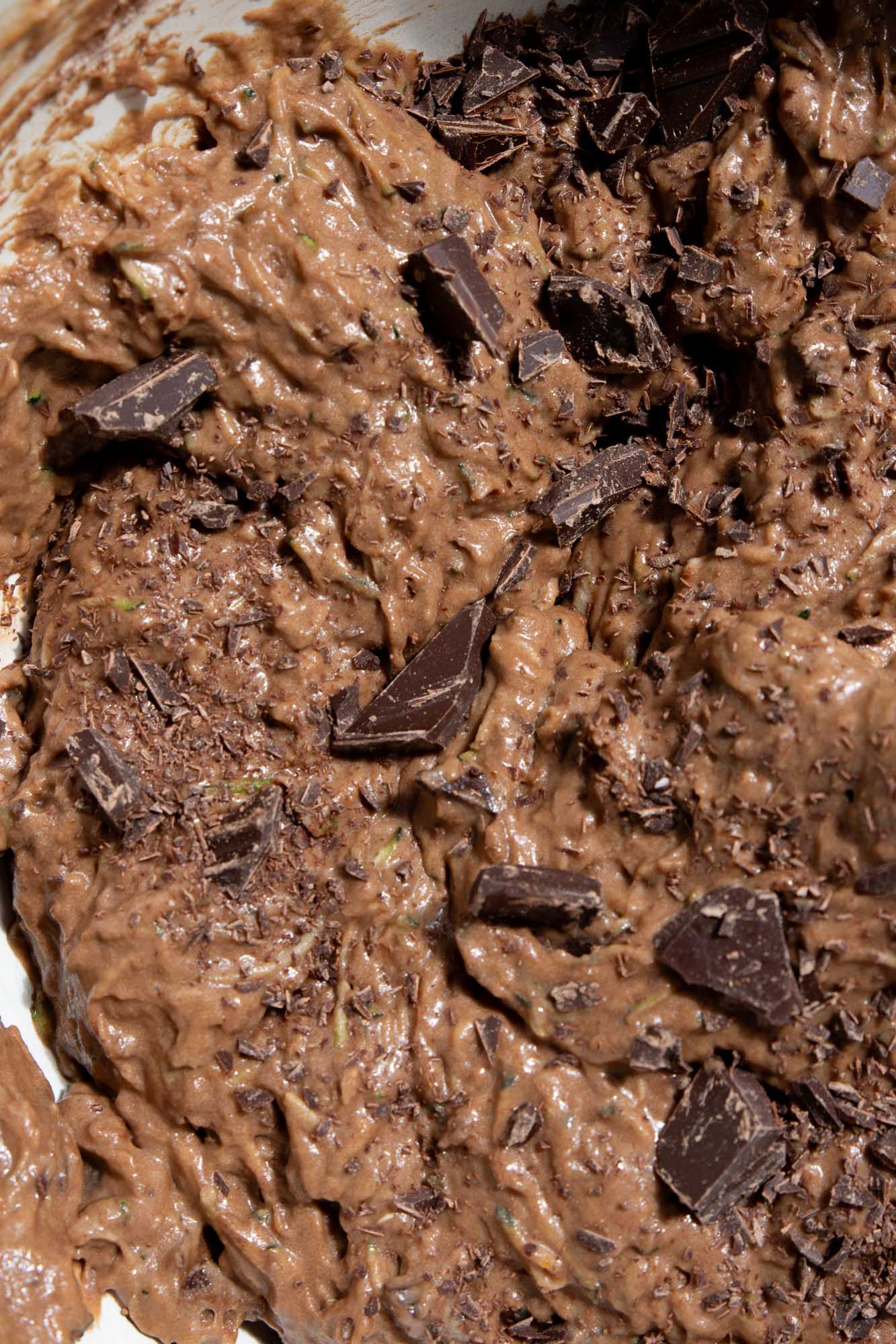 Double Chocolate Zucchini Muffins