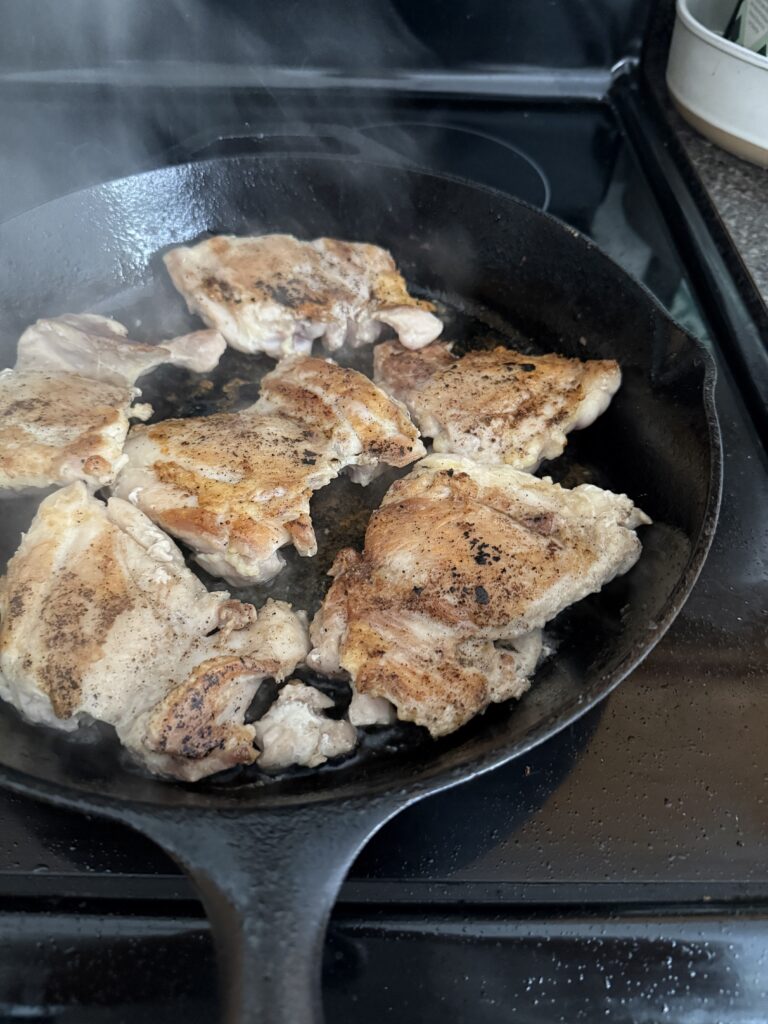cooked chicken